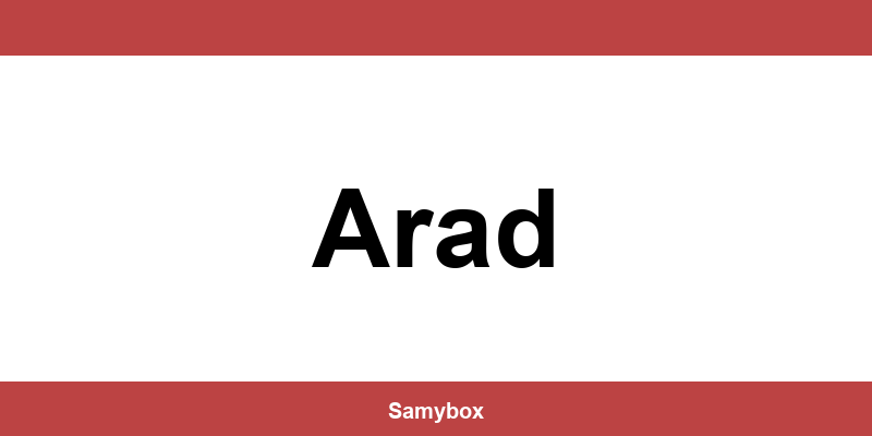 Găsește contactul depozitului Sameday din Arad