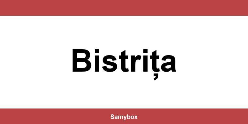 Găsește contactul depozitului Sameday din Bistrița