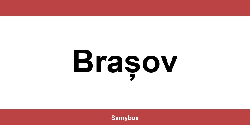 Găsește contactul depozitului Sameday din Brașov