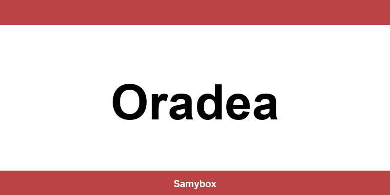 Găsește contactul depozitului Sameday din Oradea