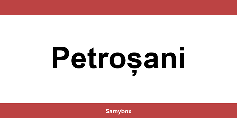 Găsește contactul depozitului Sameday din Petroșani