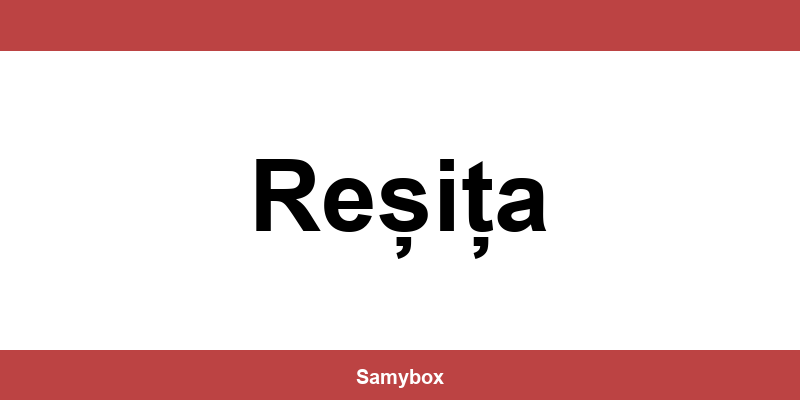 Găsește contactul depozitului Sameday din Reșița