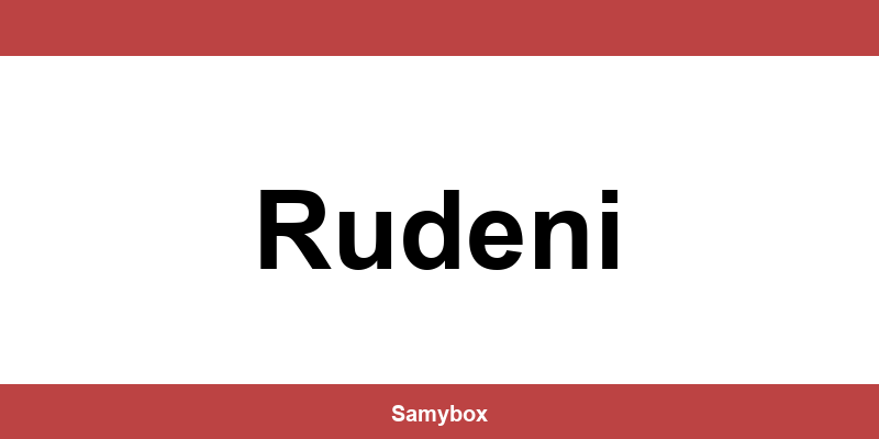 Găsește contactul depozitului Sameday din Rudeni