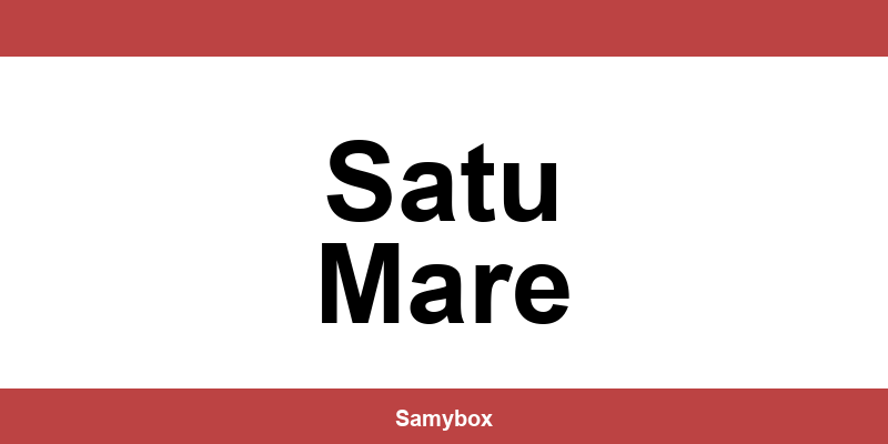 Găsește contactul depozitului Sameday din Satu Mare