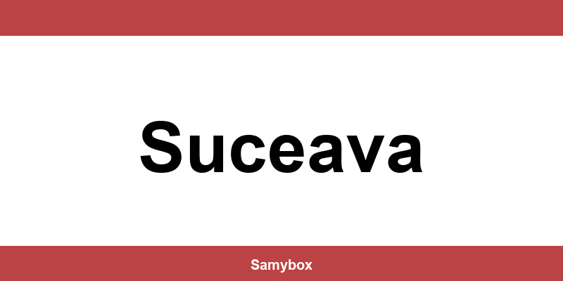 Găsește contactul depozitului Sameday din Suceava