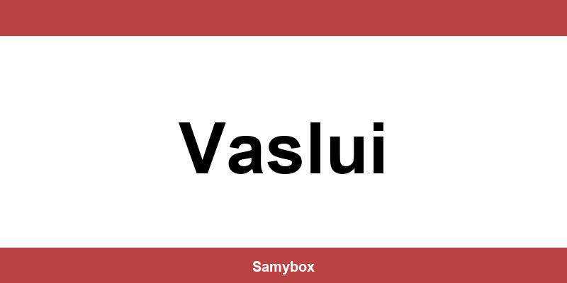 Găsește contactul depozitului Sameday din Vaslui