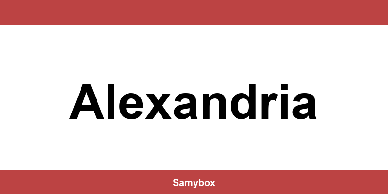Găsește contactul depozitului Sameday din Alexandria
