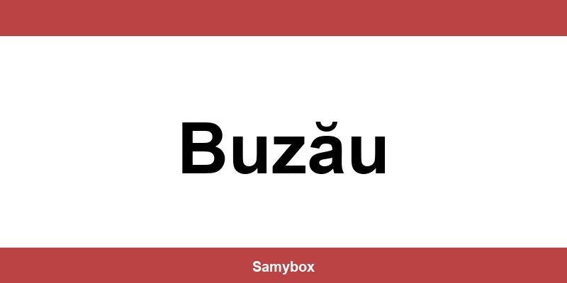 Găsește contactul depozitului Sameday din Buzău