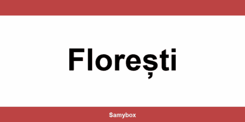 Găsește contactul depozitului Sameday din Florești