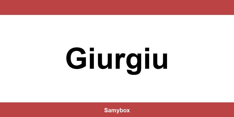 Găsește contactul depozitului Sameday din Giurgiu