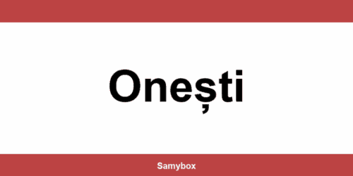 Găsește contactul depozitului Sameday din Onești